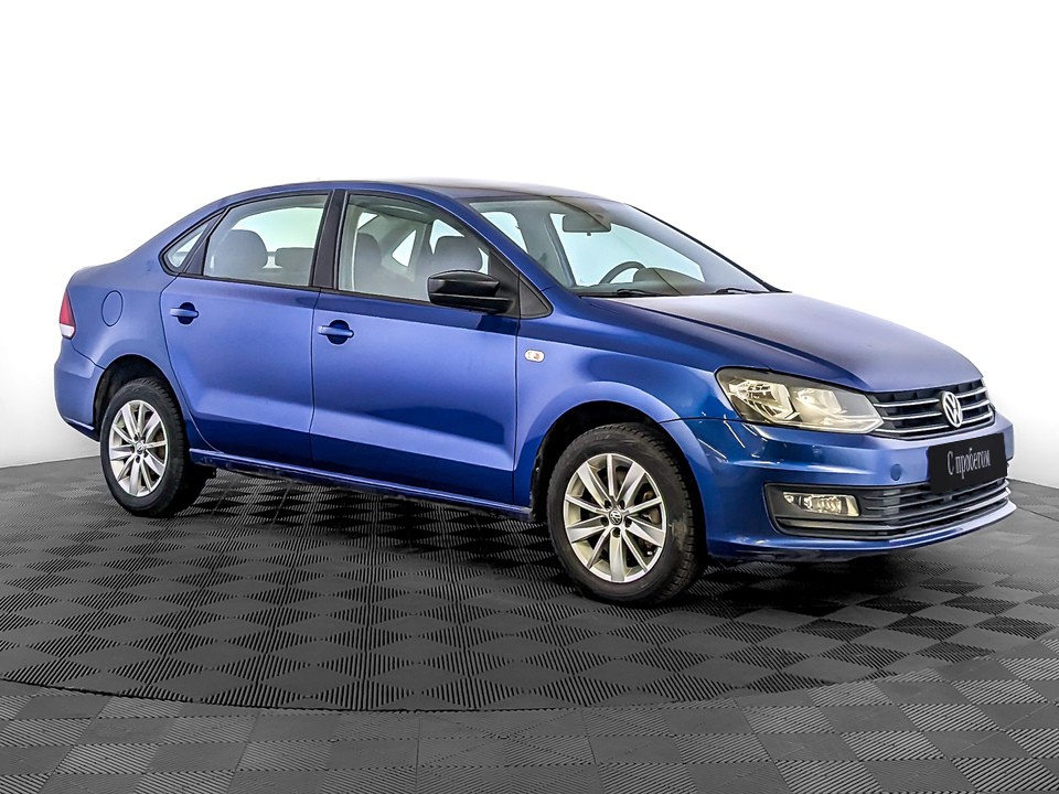 Volkswagen Polo Синий, 2019, 119 211 км