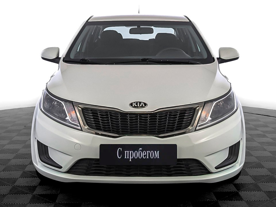 Kia Rio Белый, 2014, 123 921 км