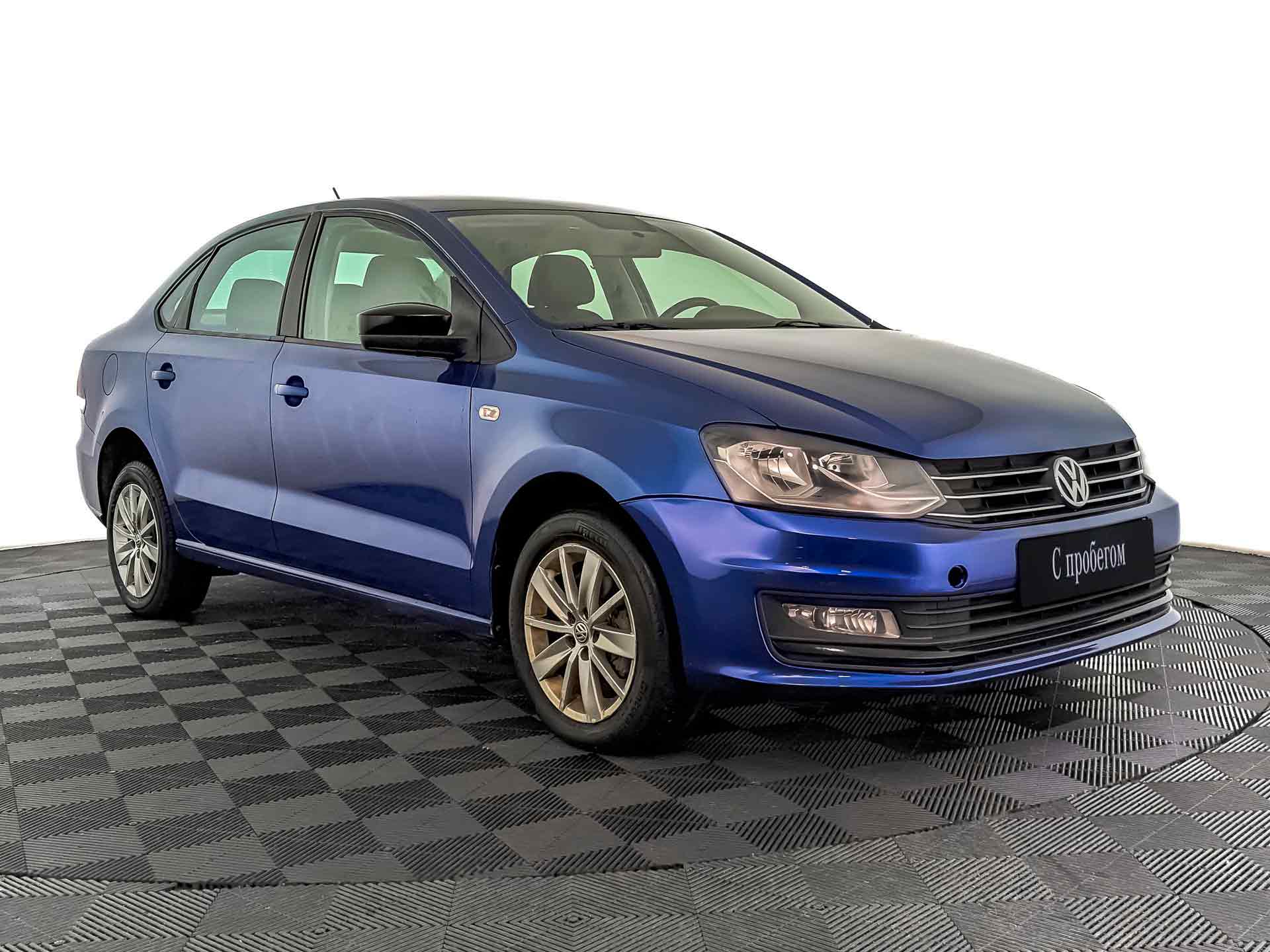 Volkswagen Polo Синий, 2019, 150 458 км