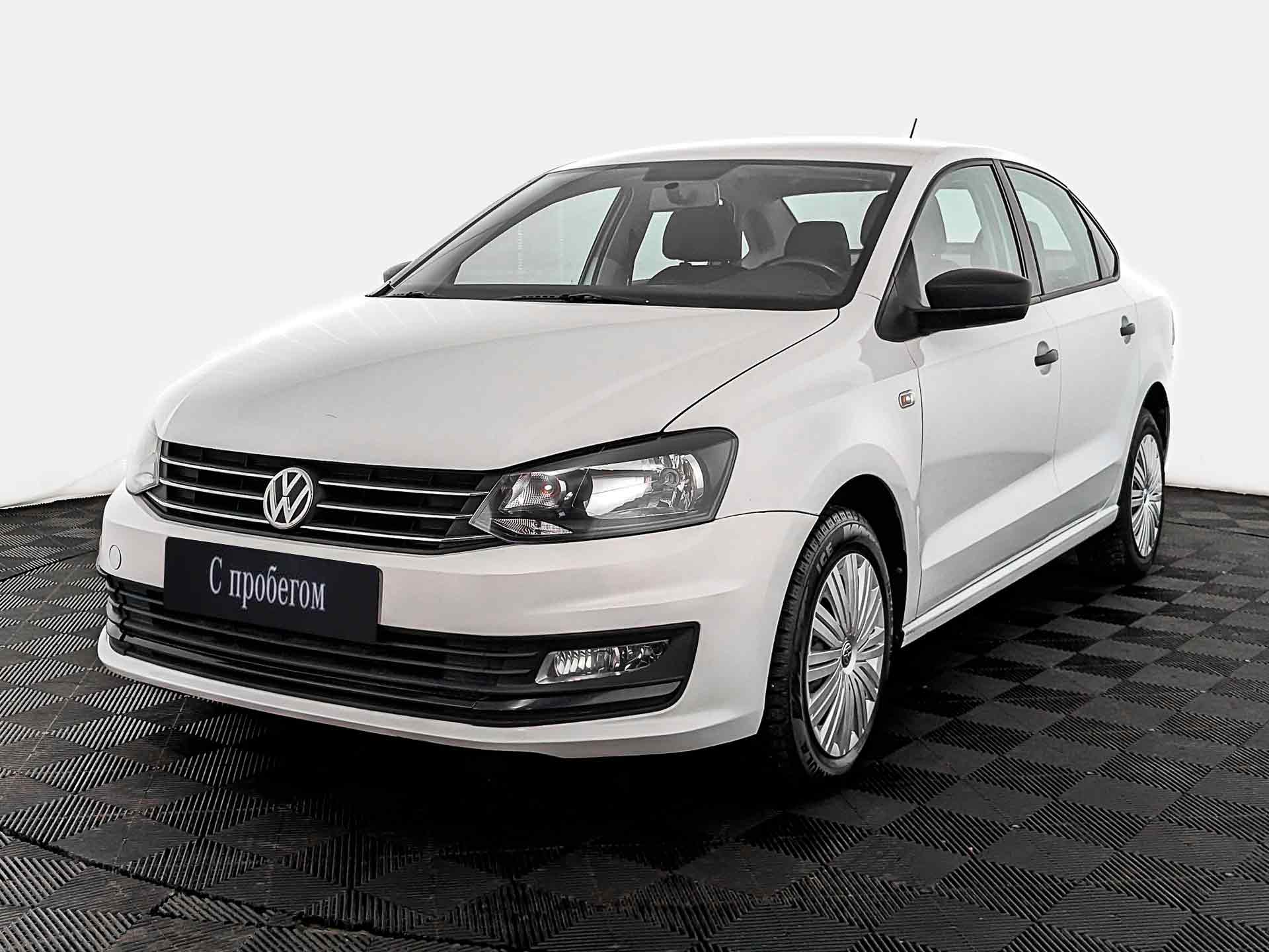 Volkswagen Polo Белый, 2018, 110 222 км