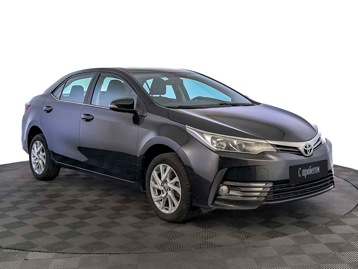 Toyota Corolla Черный, 2017, 135 721 км