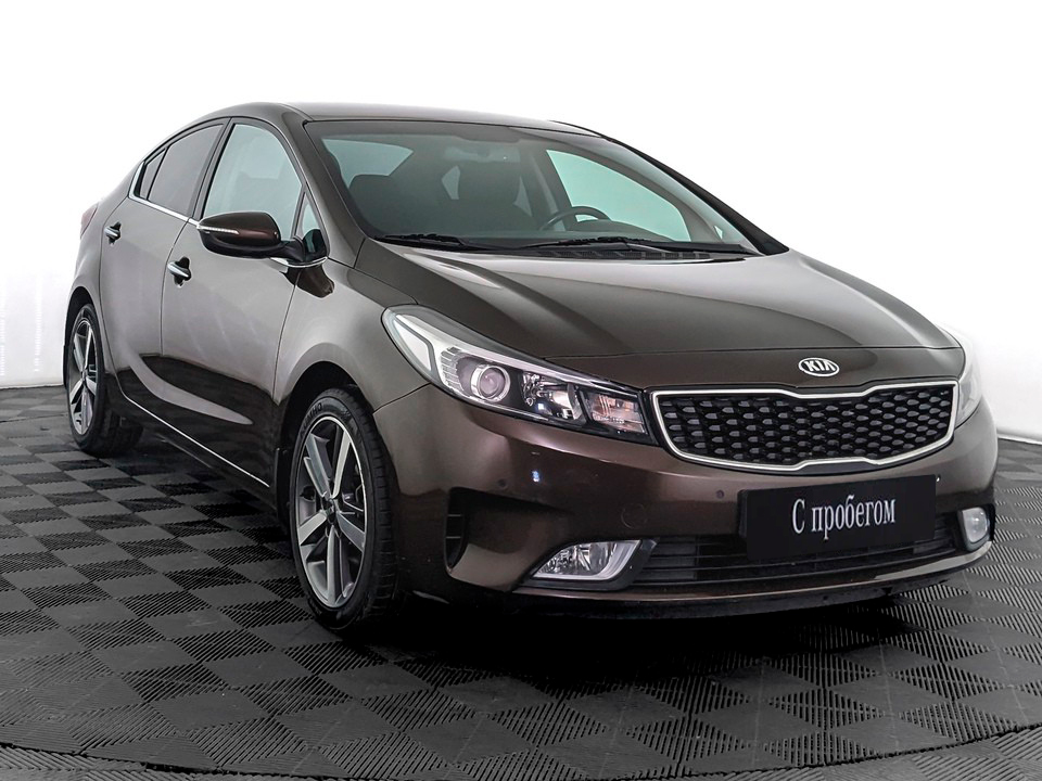 Kia Cerato Коричневый, 2017, 68 889 км