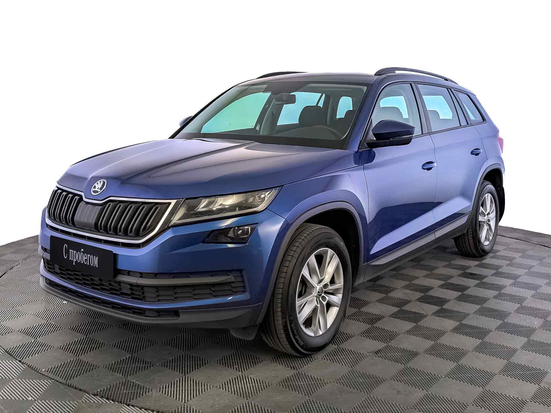 Skoda Kodiaq синий, 2021, 85 819 км