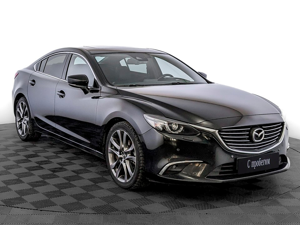 Mazda 6 Черный, 2017, 126 668 км