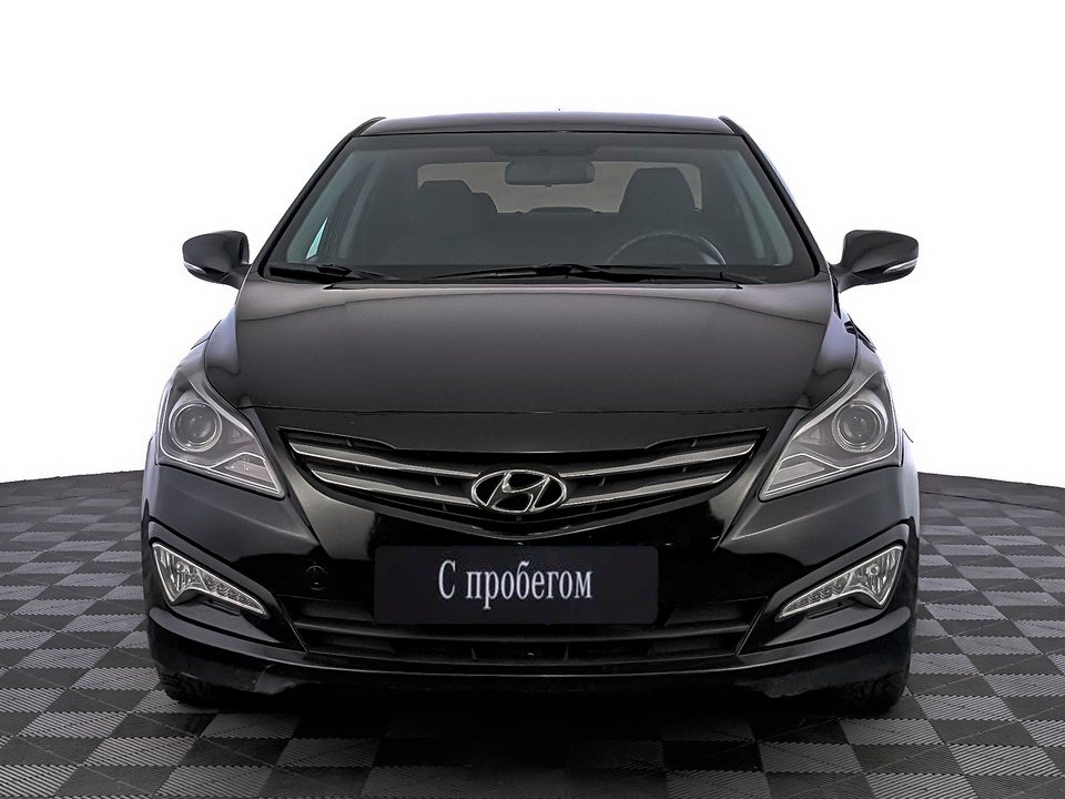 Hyundai Solaris Черный, 2016, 86 864 км