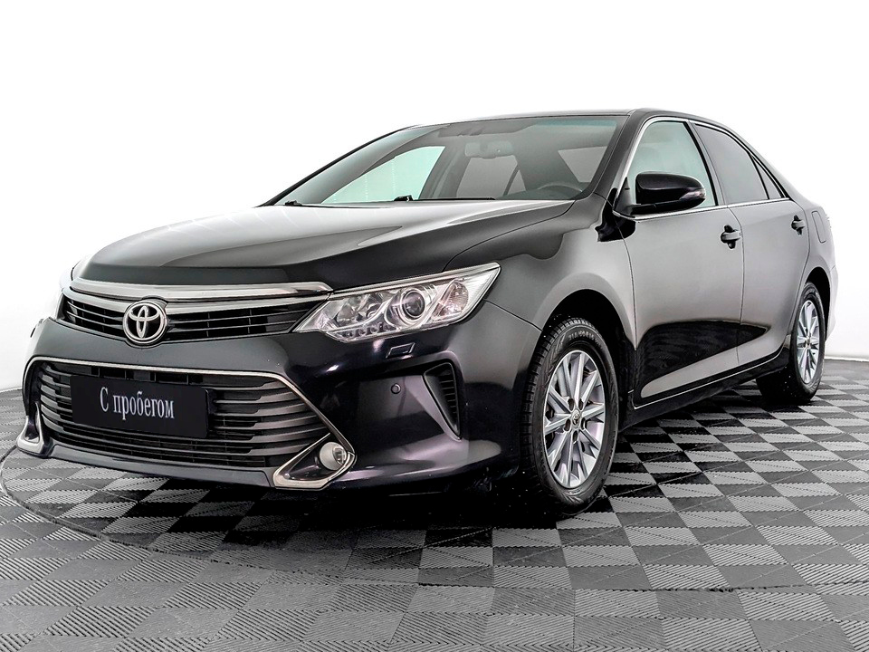 Toyota Camry Черный, 2016, 98 018 км