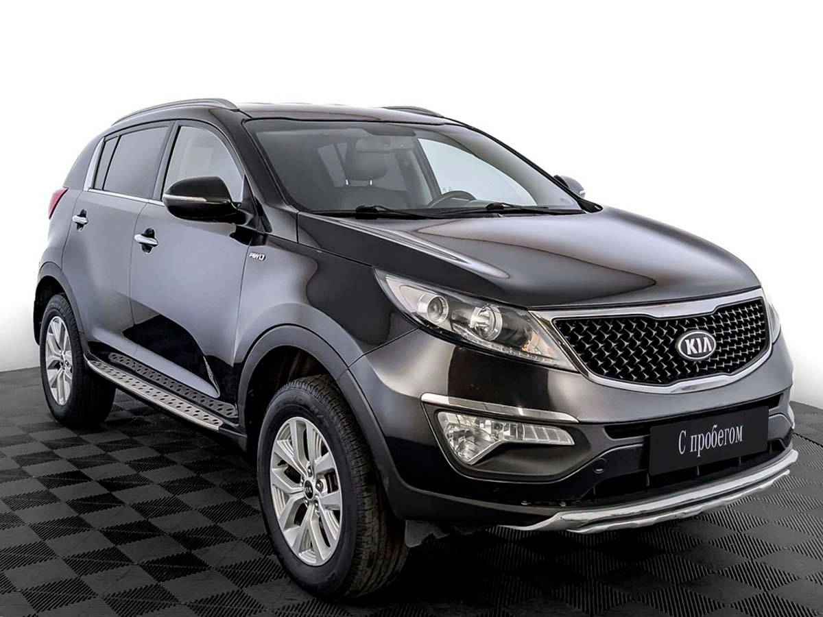 Kia Sportage Черный, 2014, 209 803 км