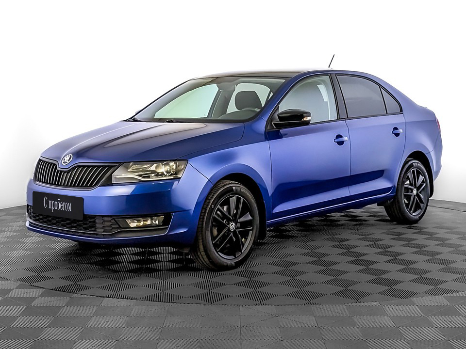 Skoda Rapid Синий, 2019, 92 702 км