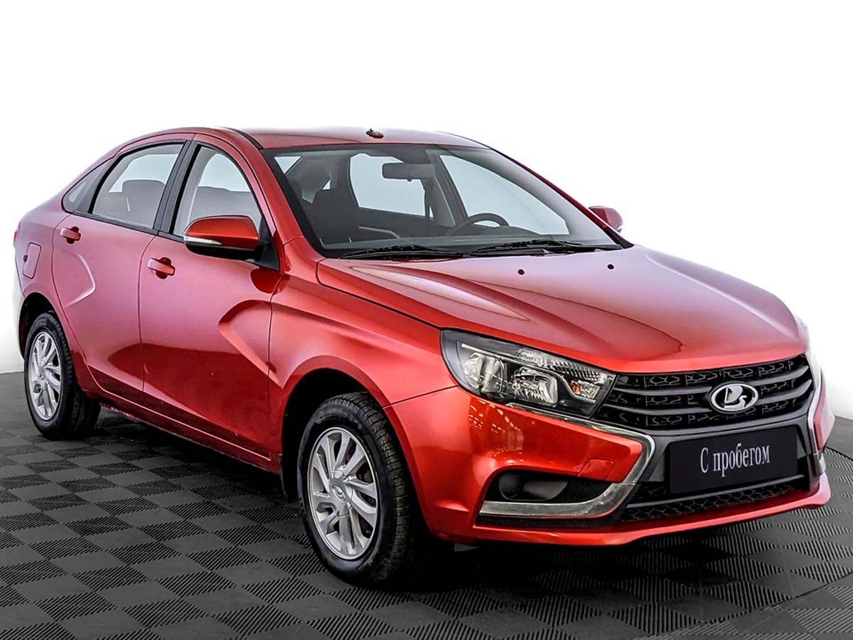 Lada Vesta Красный, 2016, 66 845 км