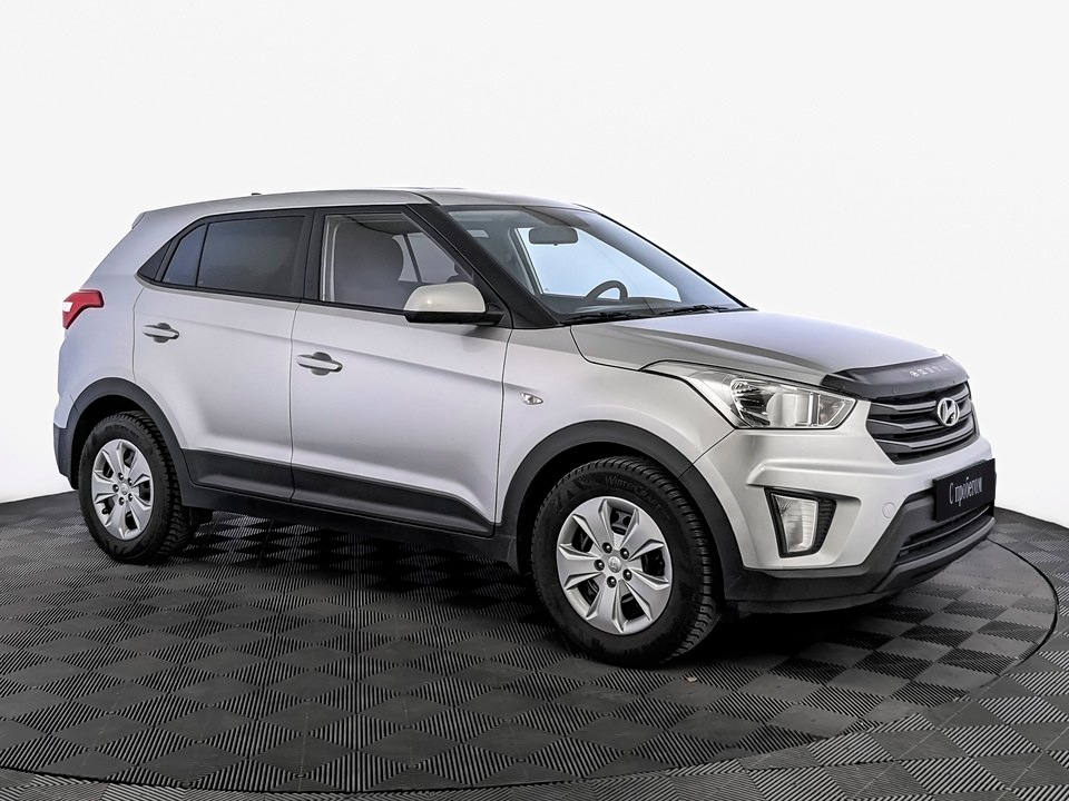 Hyundai Creta Серебристый, 2017, 108 955 км