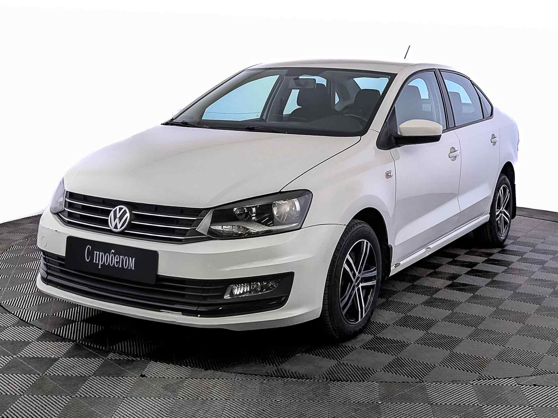 Volkswagen Polo Белый, 2016, 94 747 км