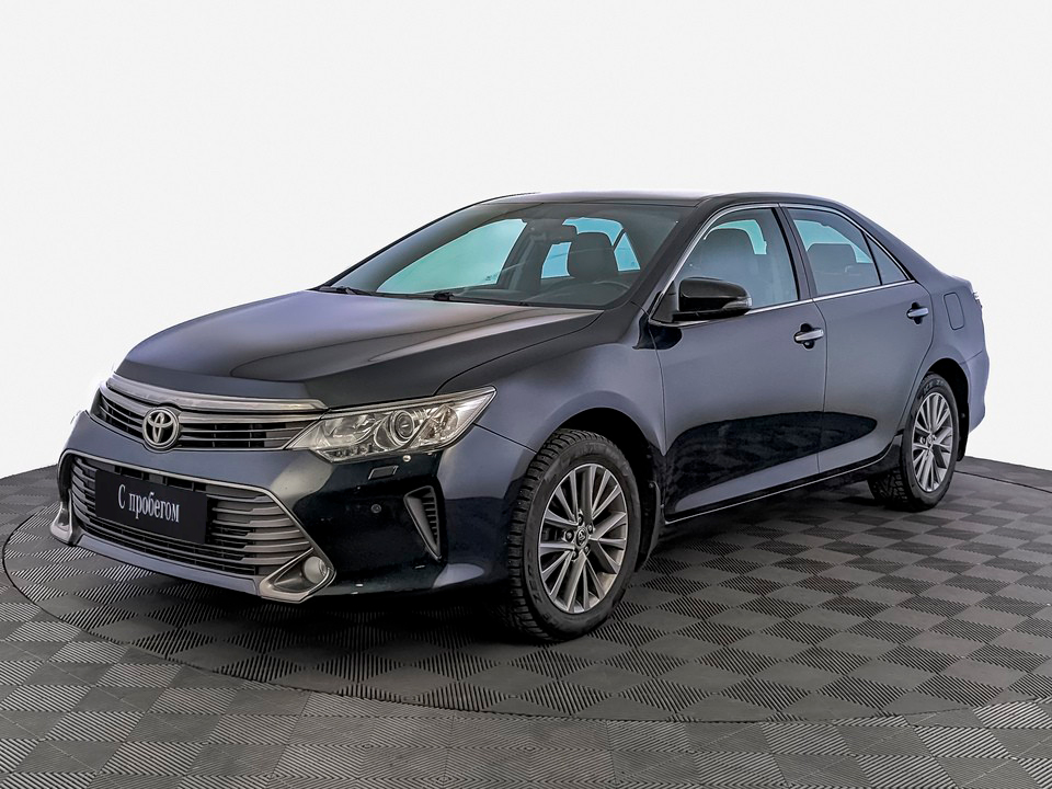 Toyota Camry Черный, 2015, 89 826 км