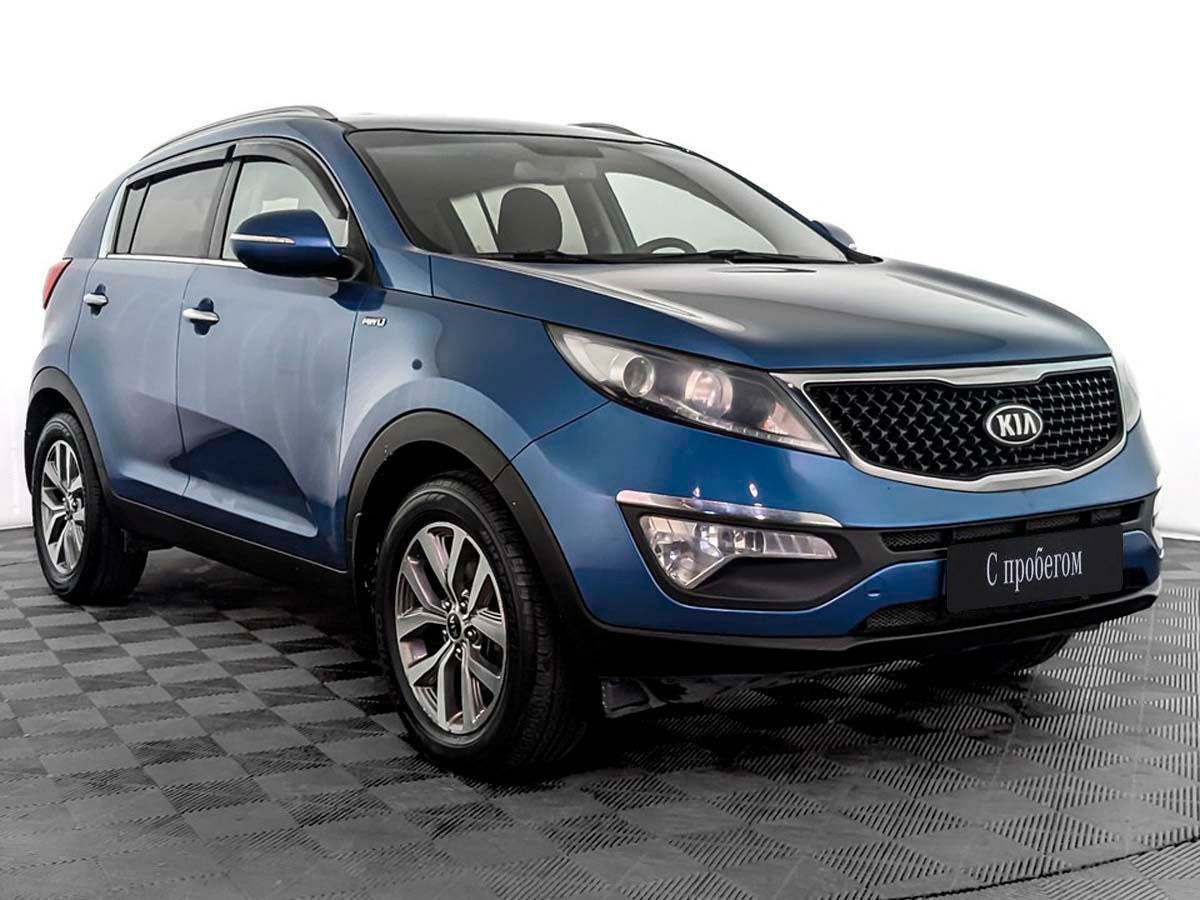 Kia Sportage Синий, 2015, 145 627 км