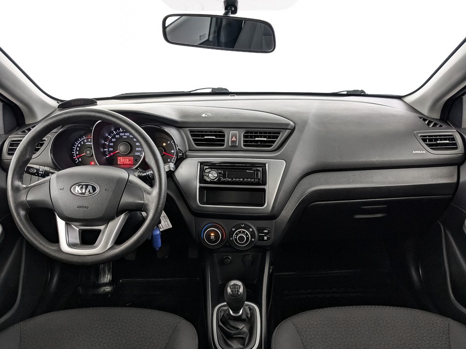 Kia Rio Белый, 2014, 123 921 км