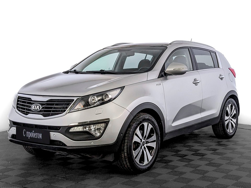 Kia Sportage Серебристый, 2013, 116 229 км