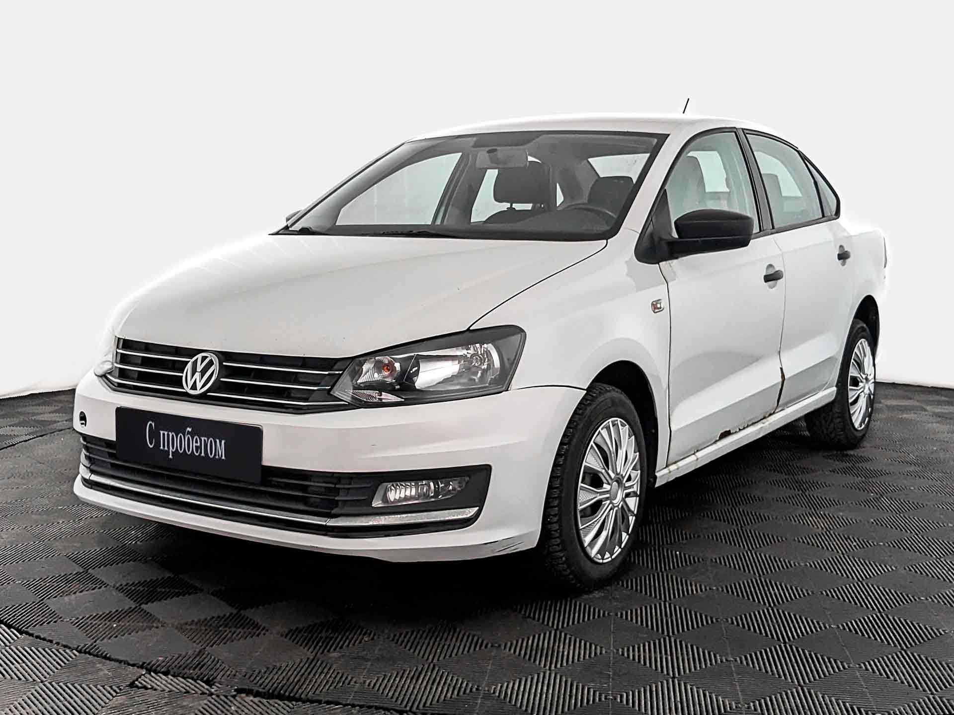 Volkswagen Polo Белый, 2019, 75 835 км