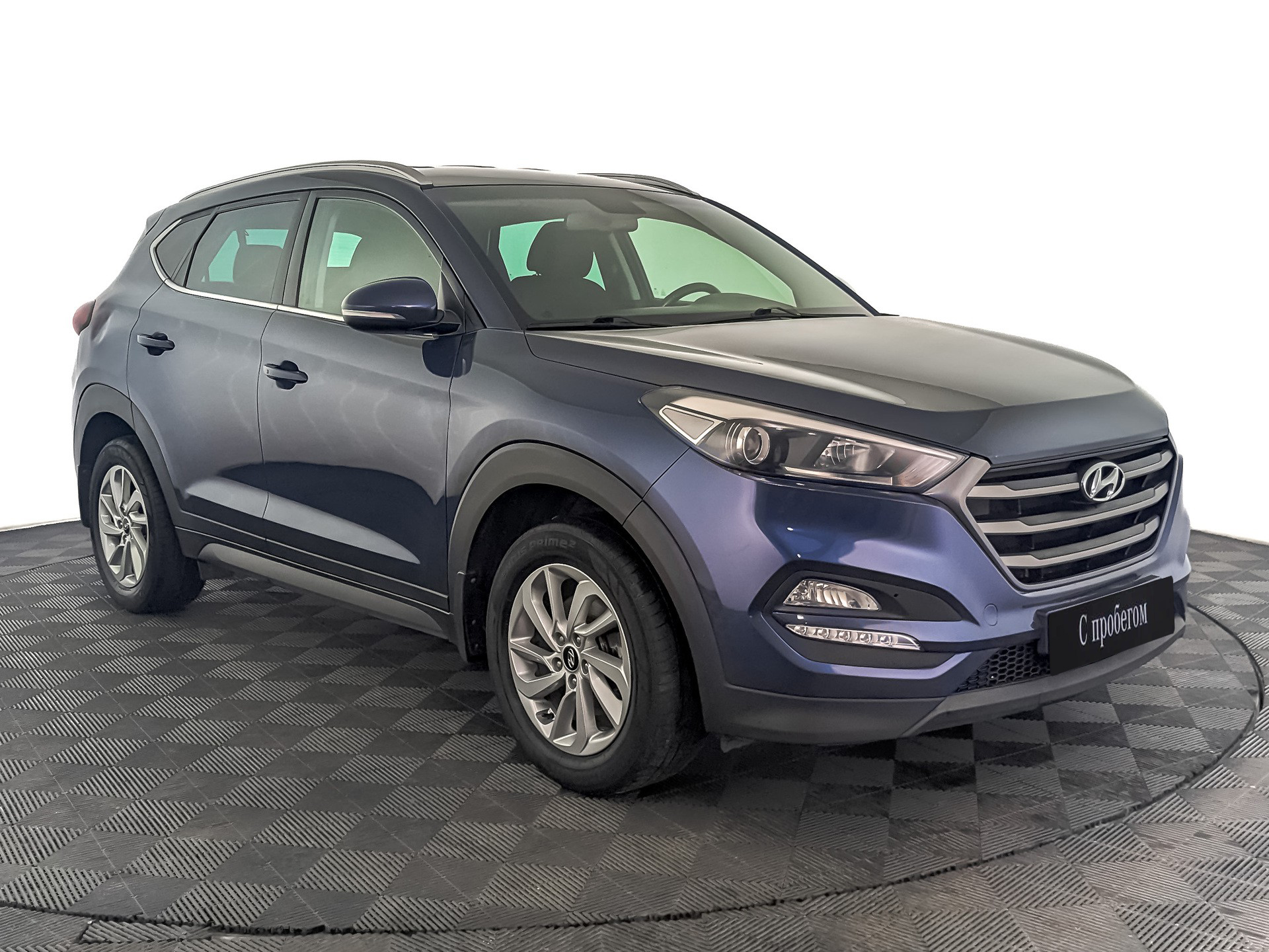 Hyundai Tucson Синий, 2018, 127 798 км