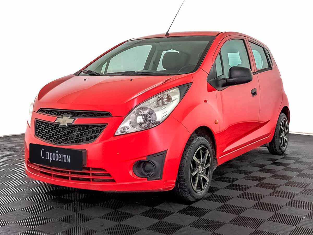 Chevrolet Spark Красный, 2012, 105 268 км