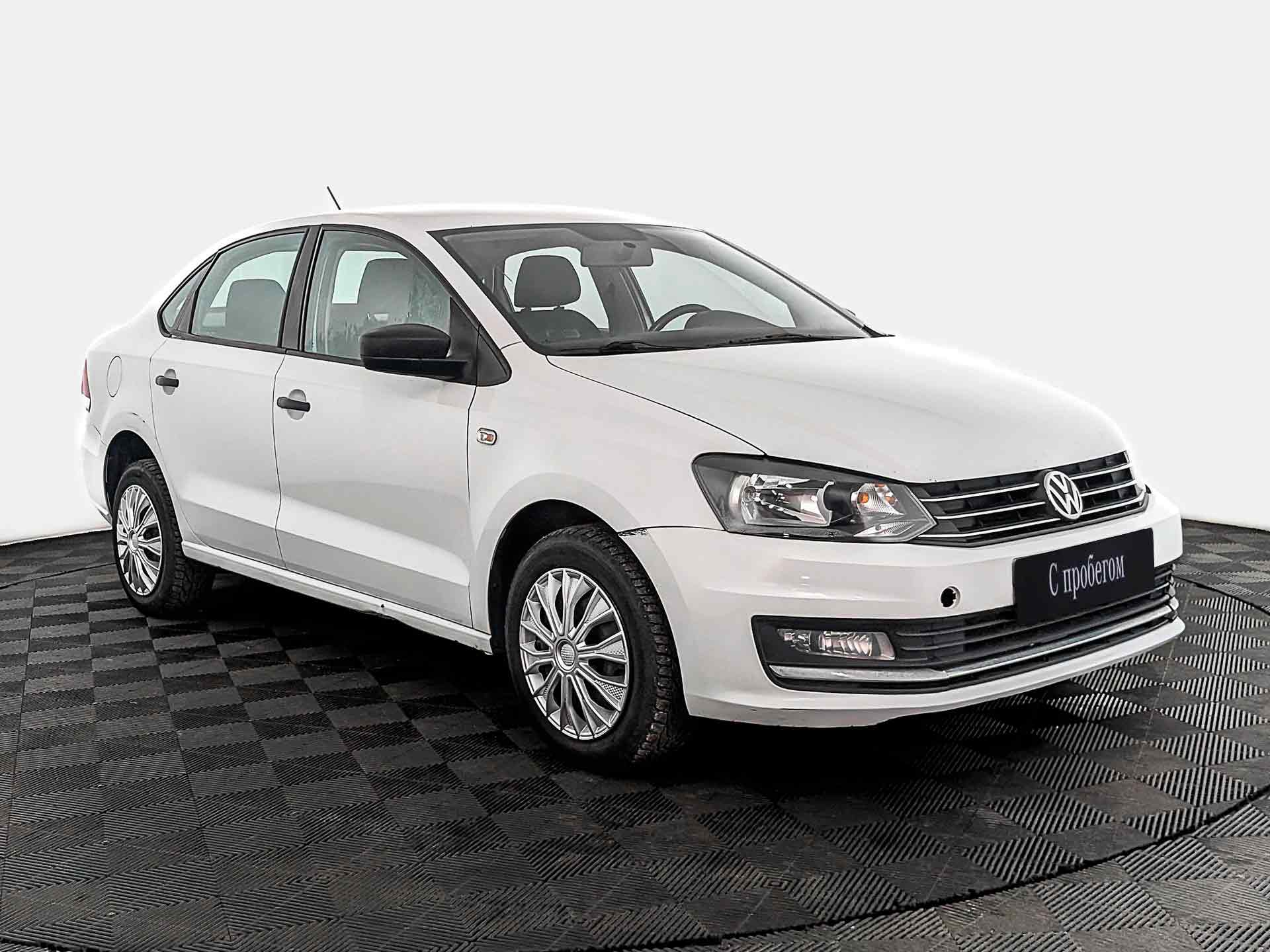 Volkswagen Polo Белый, 2019, 75 835 км