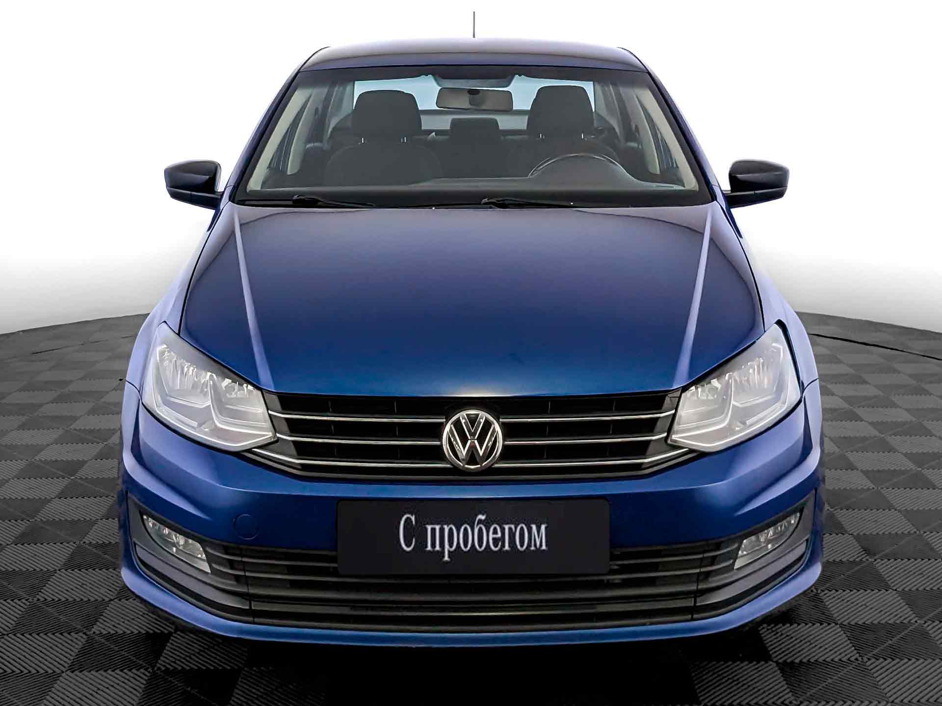 Volkswagen Polo Синий, 2019, 155 411 км