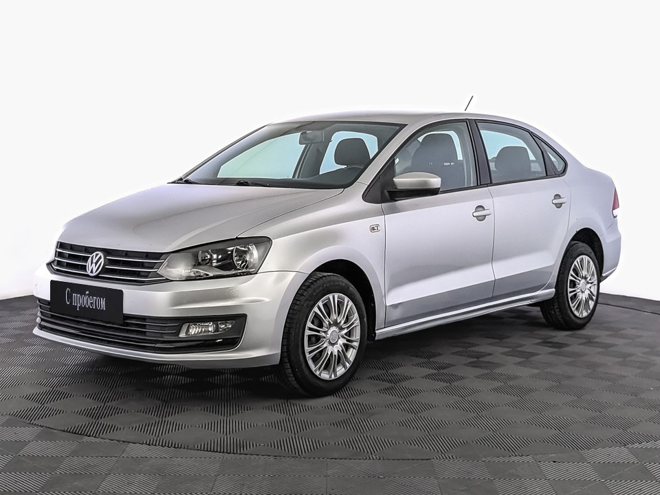 Volkswagen Polo Серебряный, 2017, 151 887 км