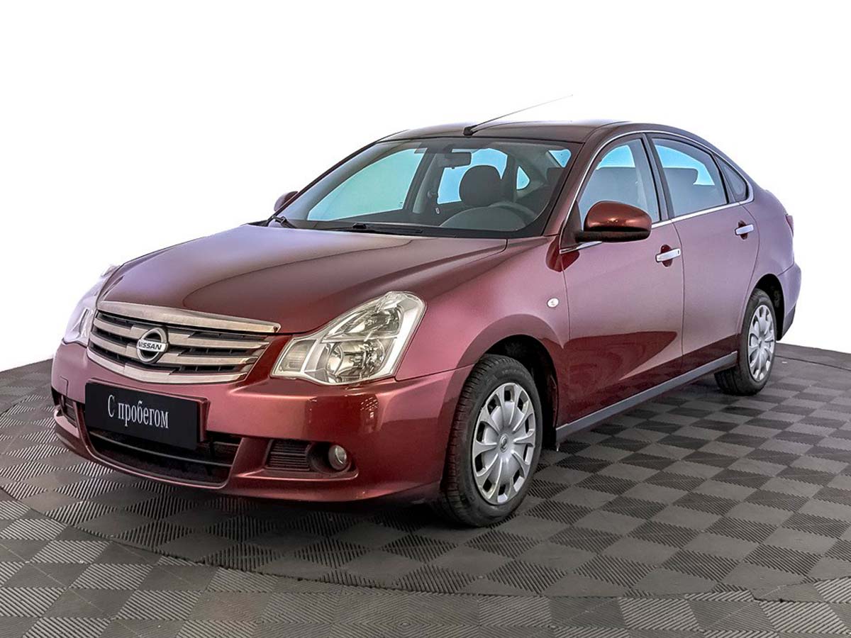 Nissan Almera Красный, 2016, 93 457 км