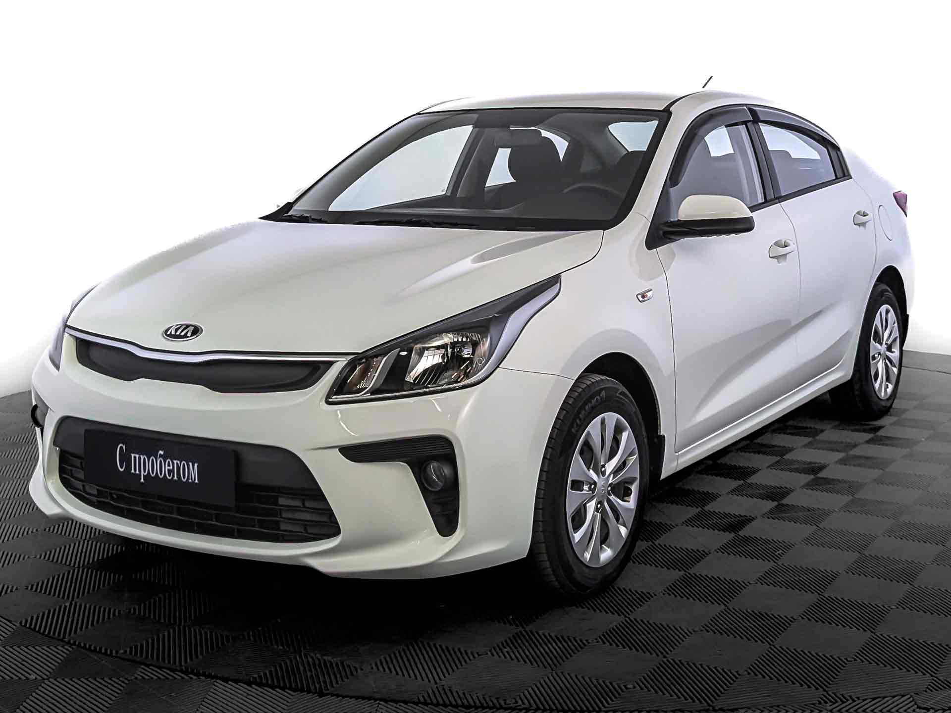 Kia Rio Белый, 2018, 58 954 км