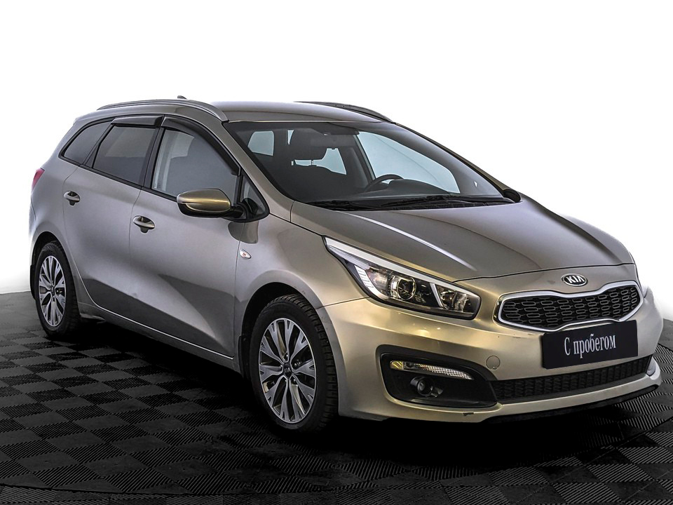 Kia Ceed Бежевый, 2017, 143 102 км