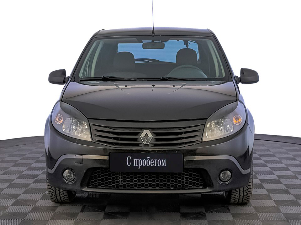 Renault Sandero Черный, 2011, 198 353 км