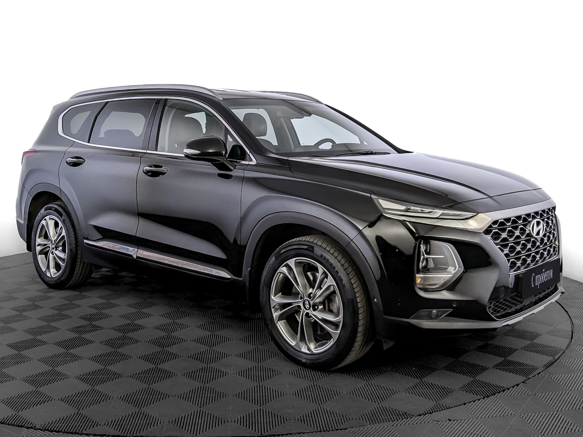 Hyundai Santa Fe Черный, 2019, 88 297 км