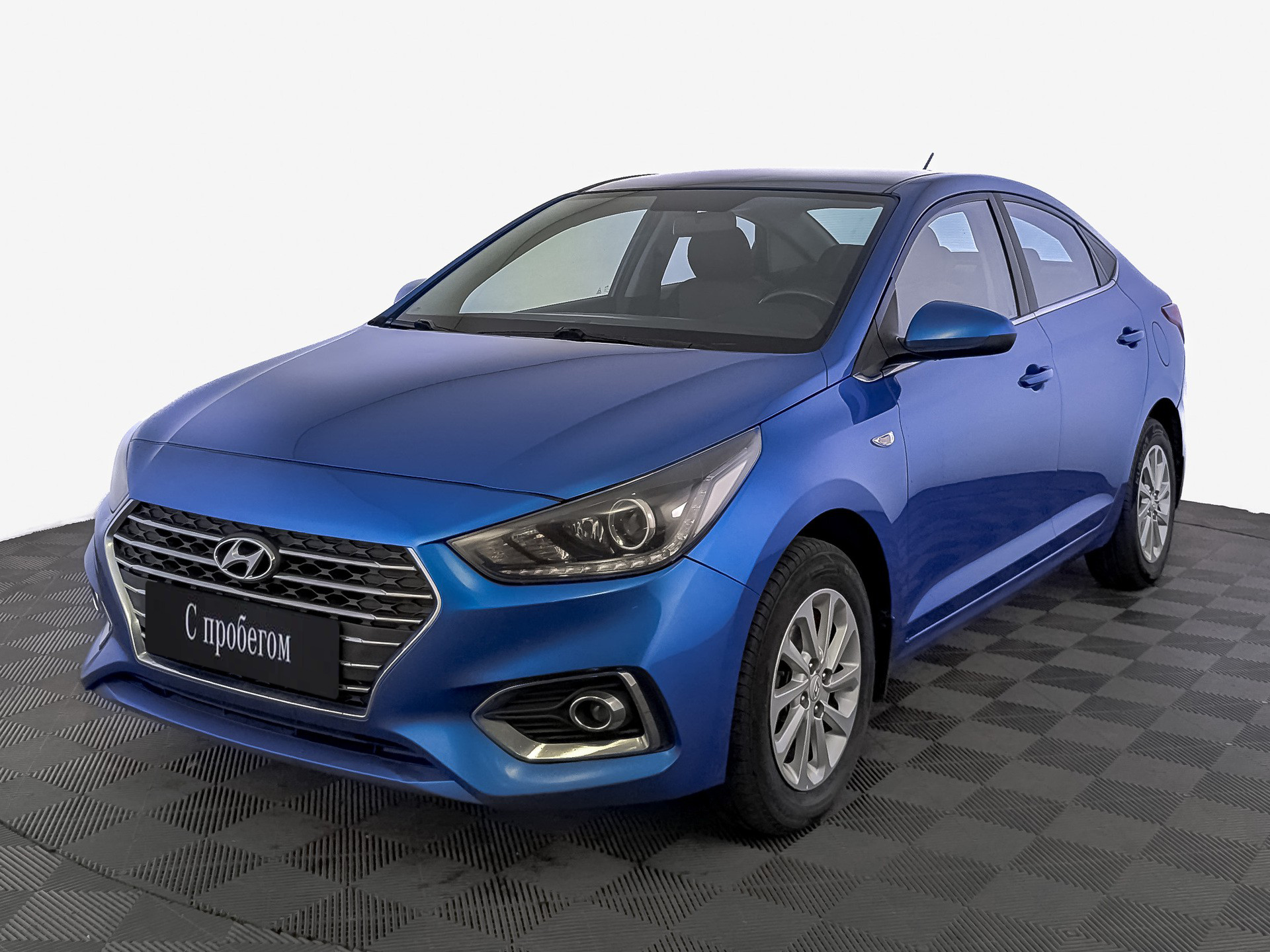 Hyundai Solaris Синий, 2018, 110 986 км