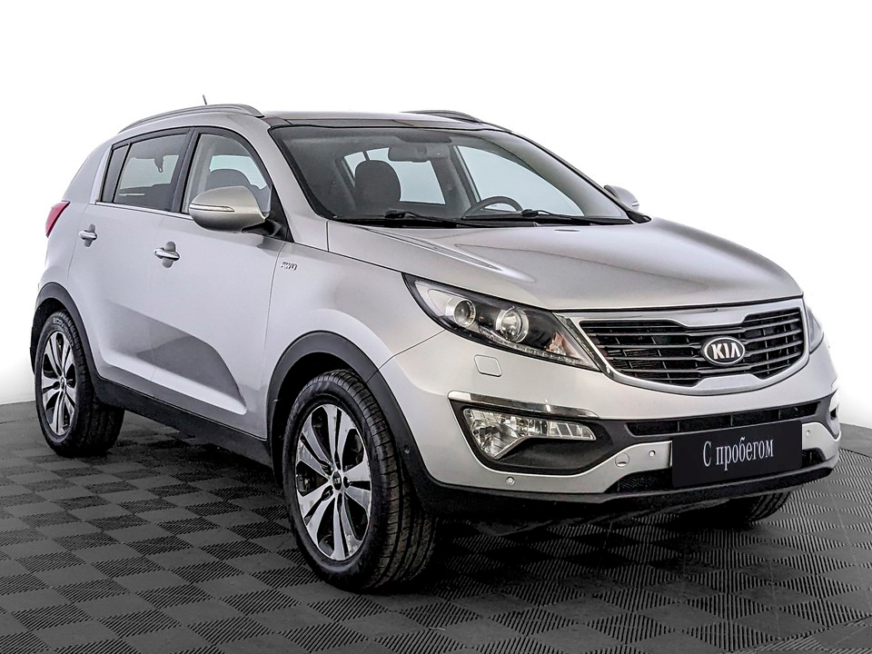 Kia Sportage Серебристый, 2013, 116 229 км