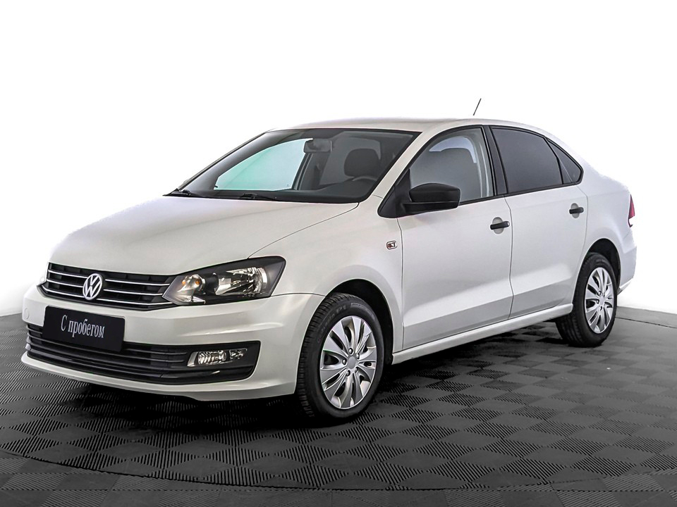 Volkswagen Polo Белый, 2017, 70 815 км