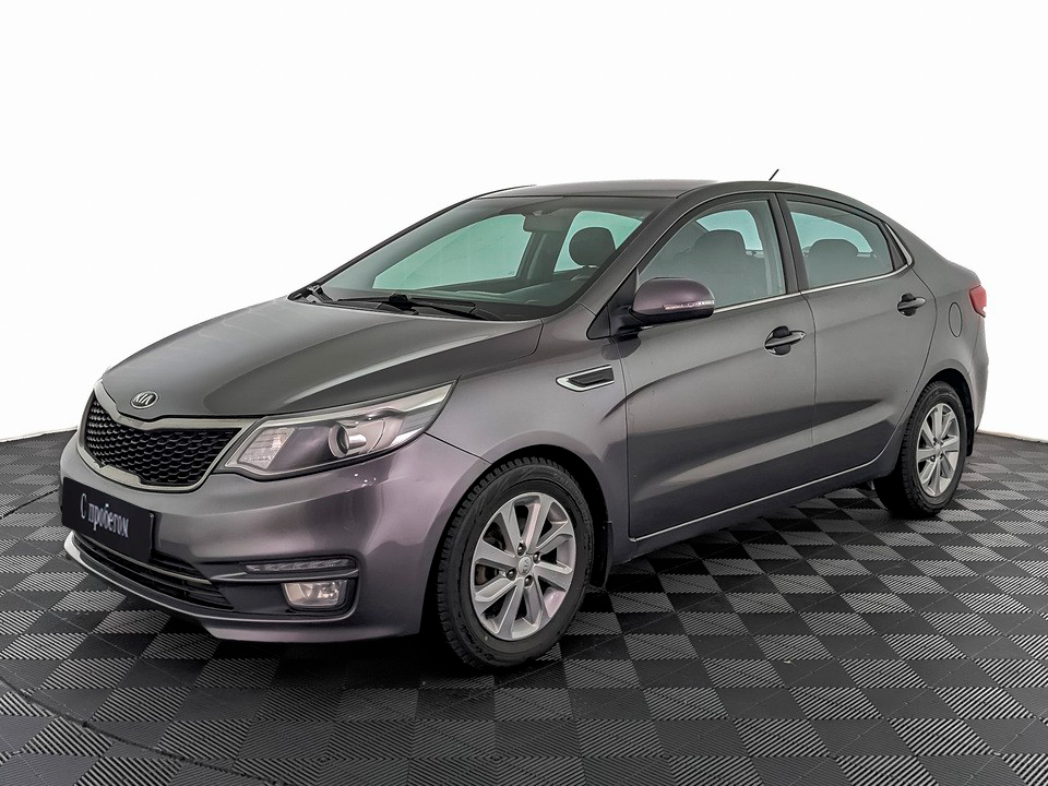 Kia Rio Серый, 2015, 183 158 км