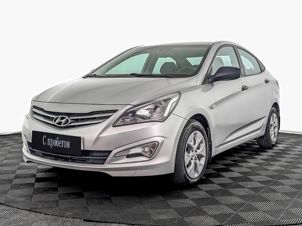 Hyundai Solaris Серебристый, 2014, 135 168 км