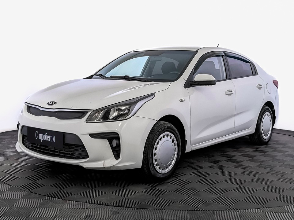 Kia Rio Белый, 2019, 119 069 км