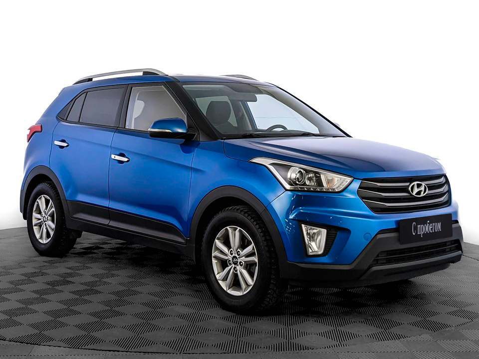 Hyundai Creta Синий, 2018, 130 290 км