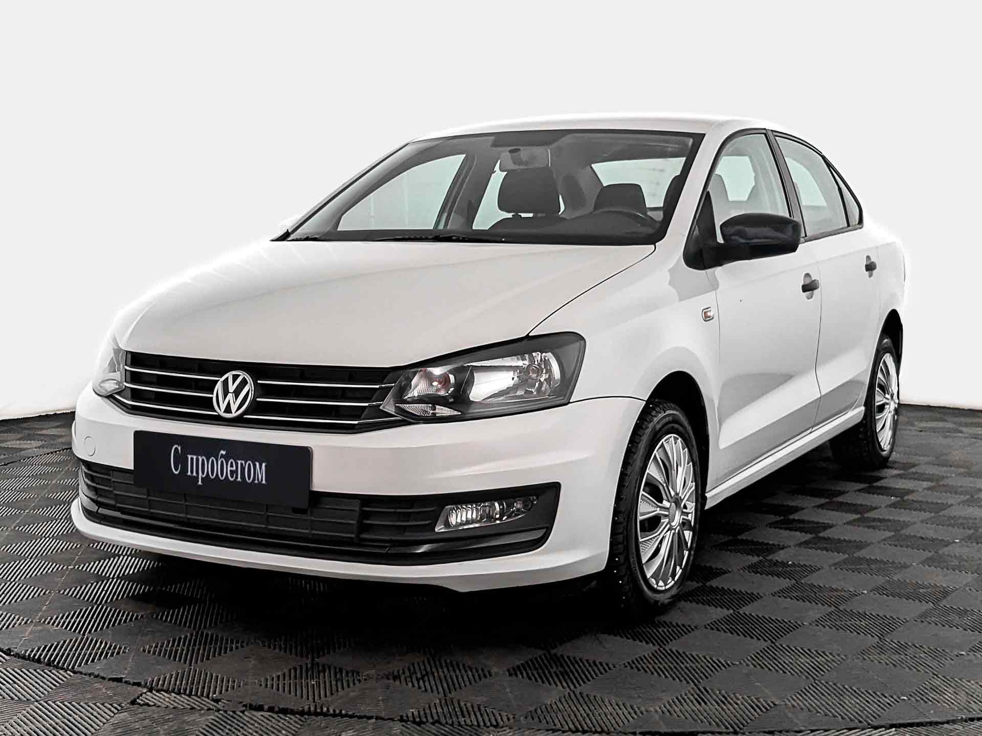 Volkswagen Polo Белый, 2018, 100 289 км