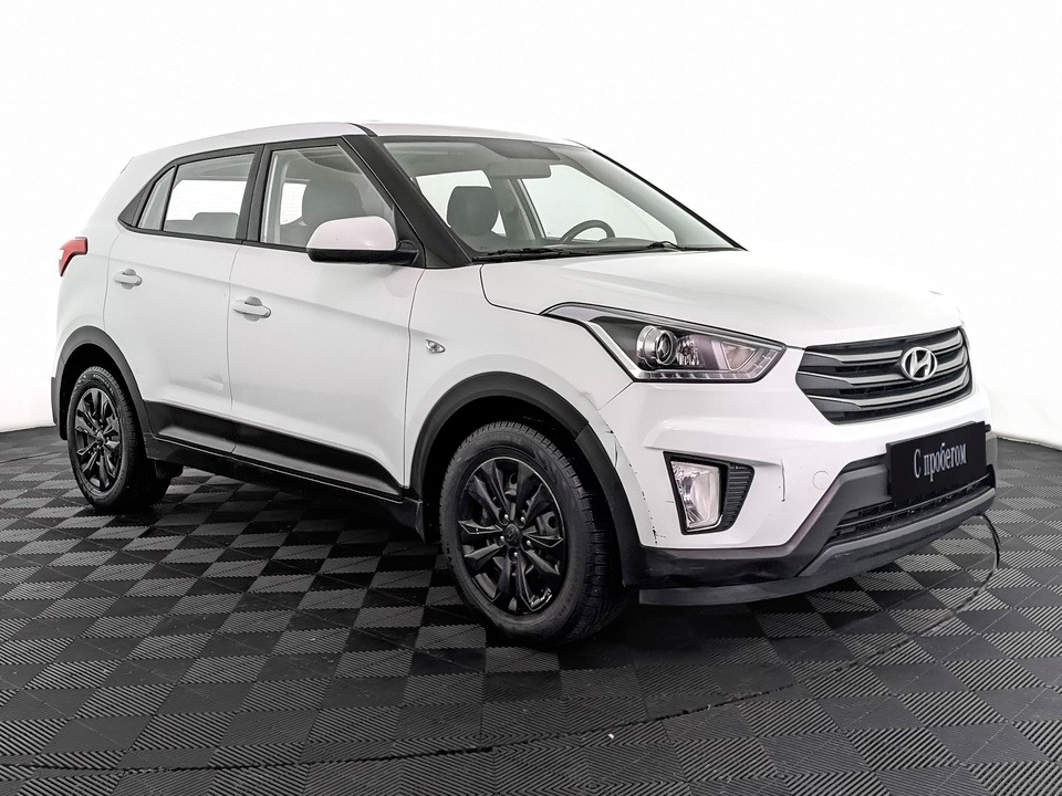 Hyundai Creta Белый, 2018, 119 975 км