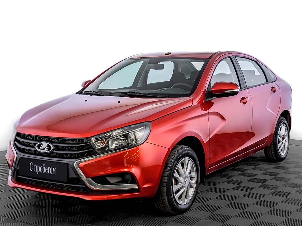 Lada Vesta Красный, 2016, 66 845 км