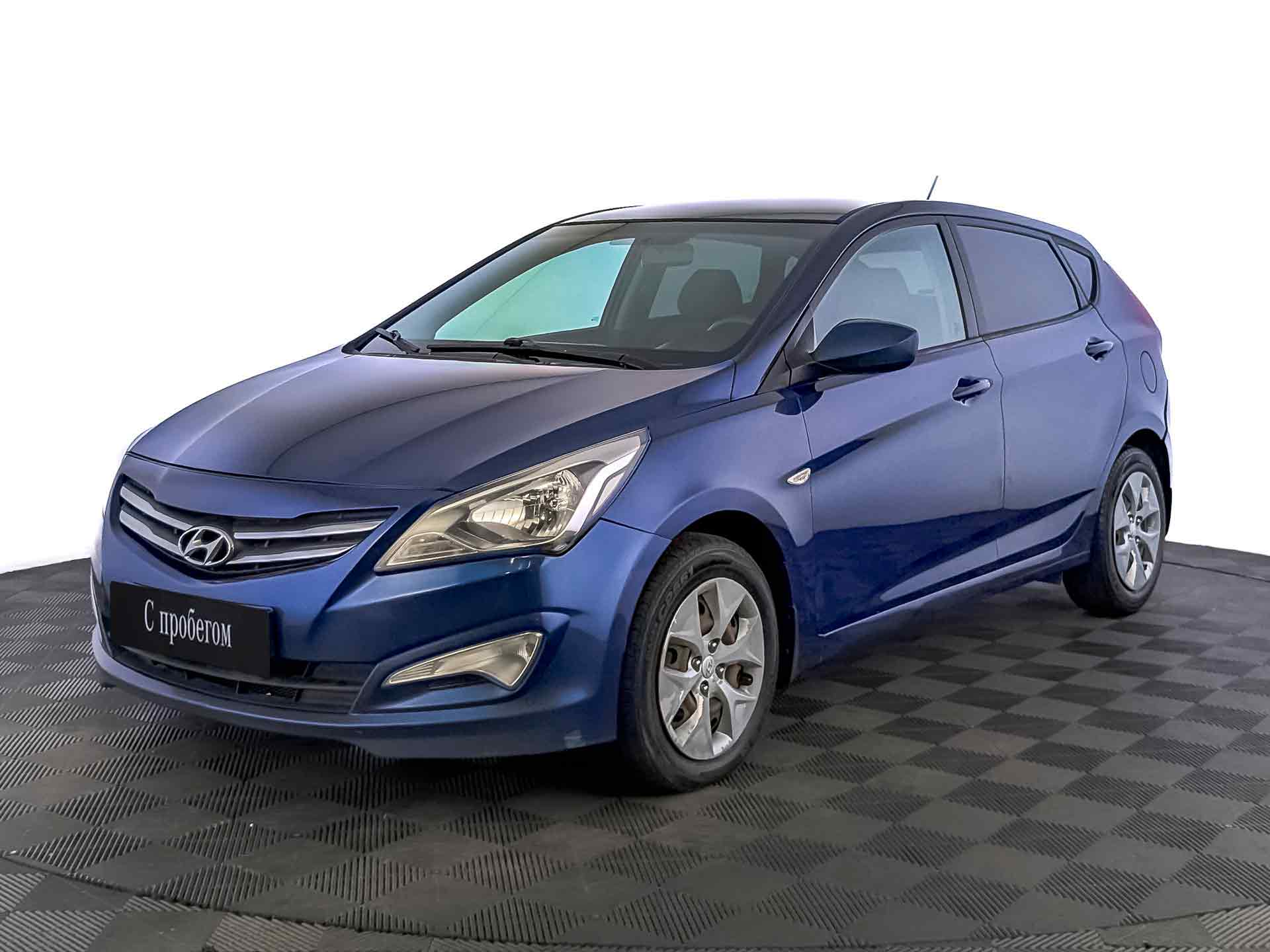 Hyundai Solaris Синий, 2015, 117 665 км