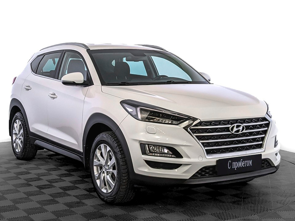 Hyundai Tucson Белый, 2019, 56 572 км