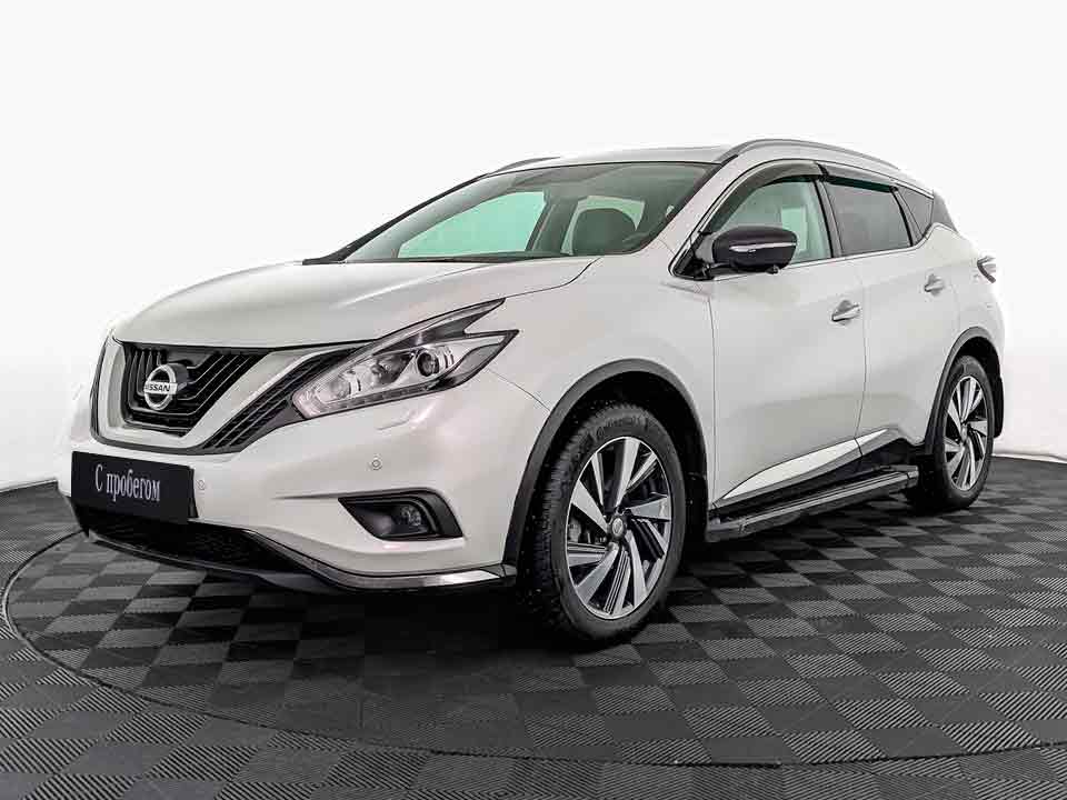 Nissan Murano Белый, 2019, 83 406 км