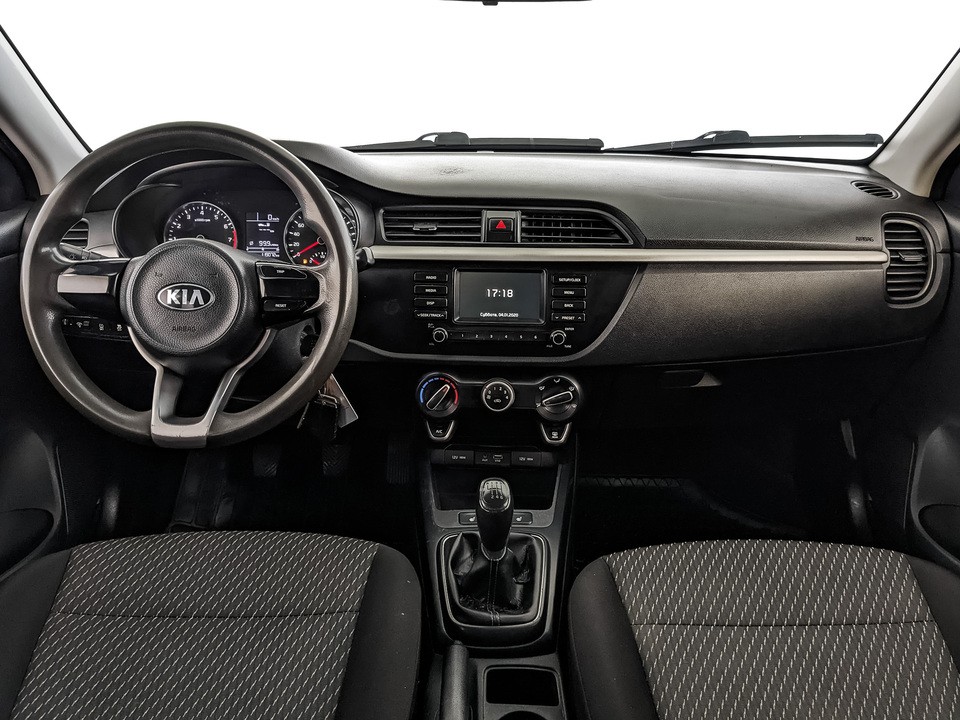 Kia Rio Белый, 2019, 119 069 км