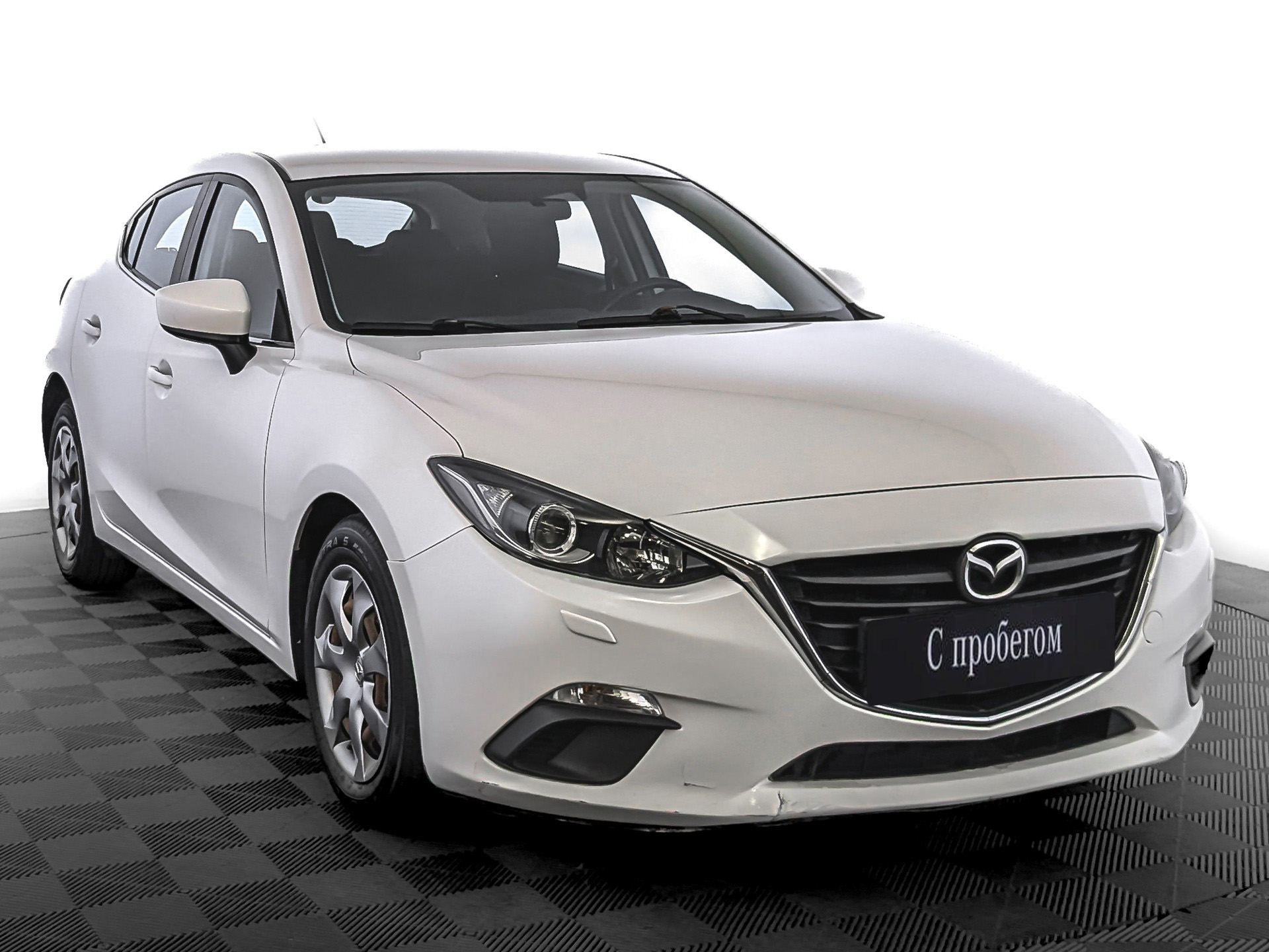 Mazda 3 Белый, 2014, 120 772 км