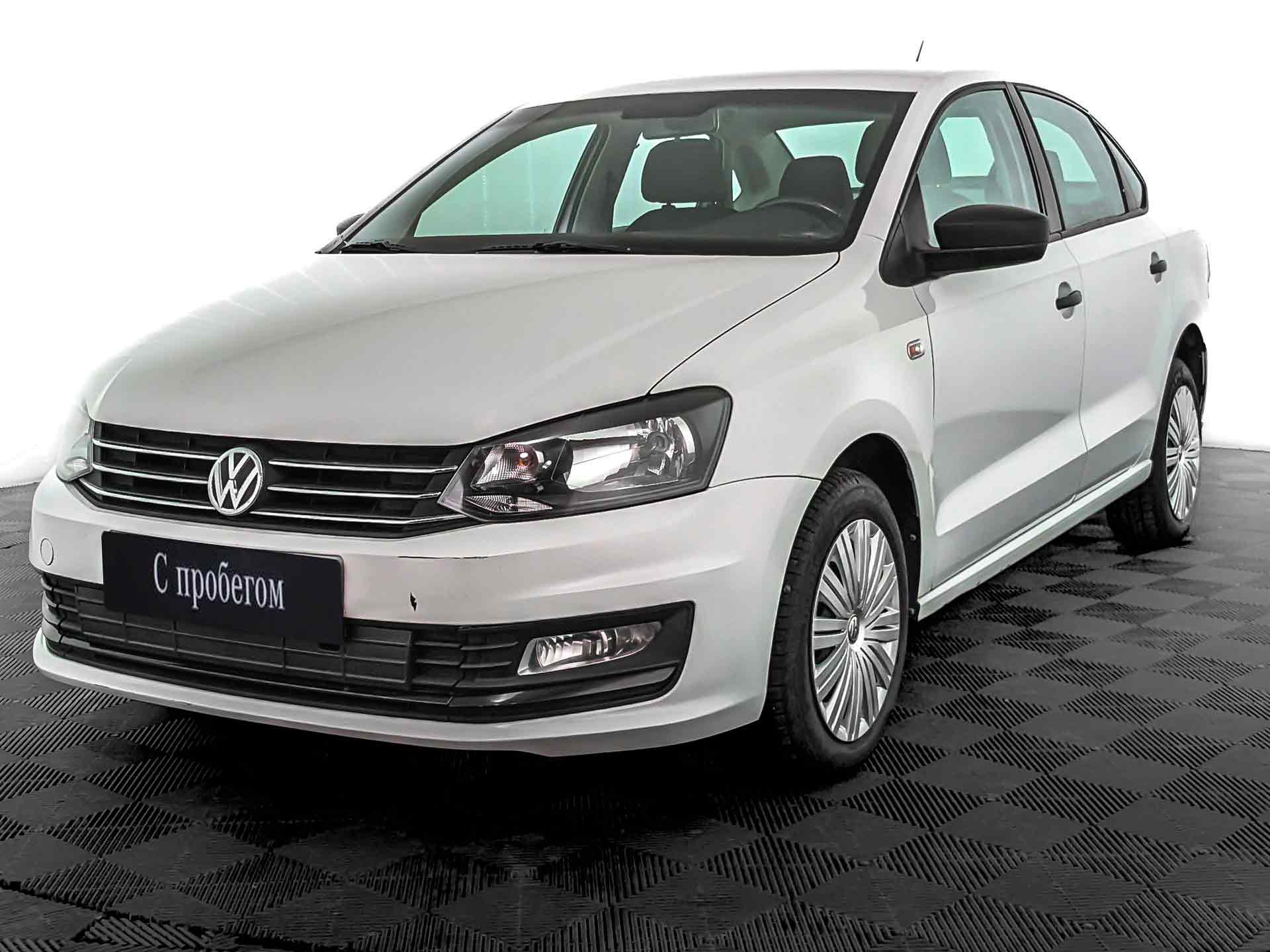 Volkswagen Polo Белый, 2018, 110 174 км