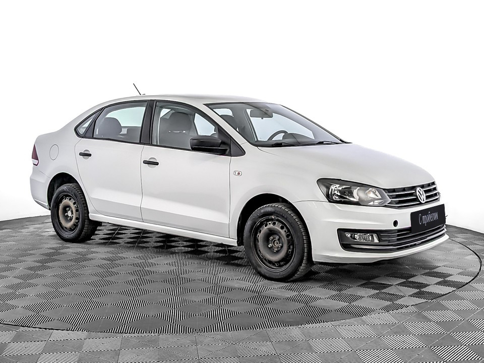 Volkswagen Polo Белый, 2019, 93 218 км