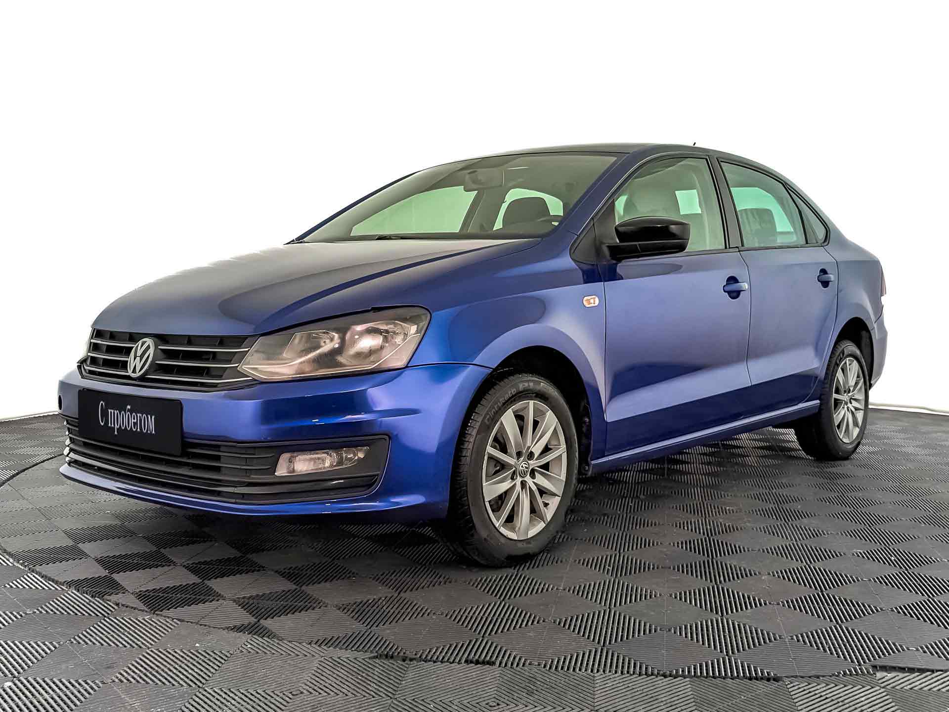 Volkswagen Polo Синий, 2019, 150 458 км