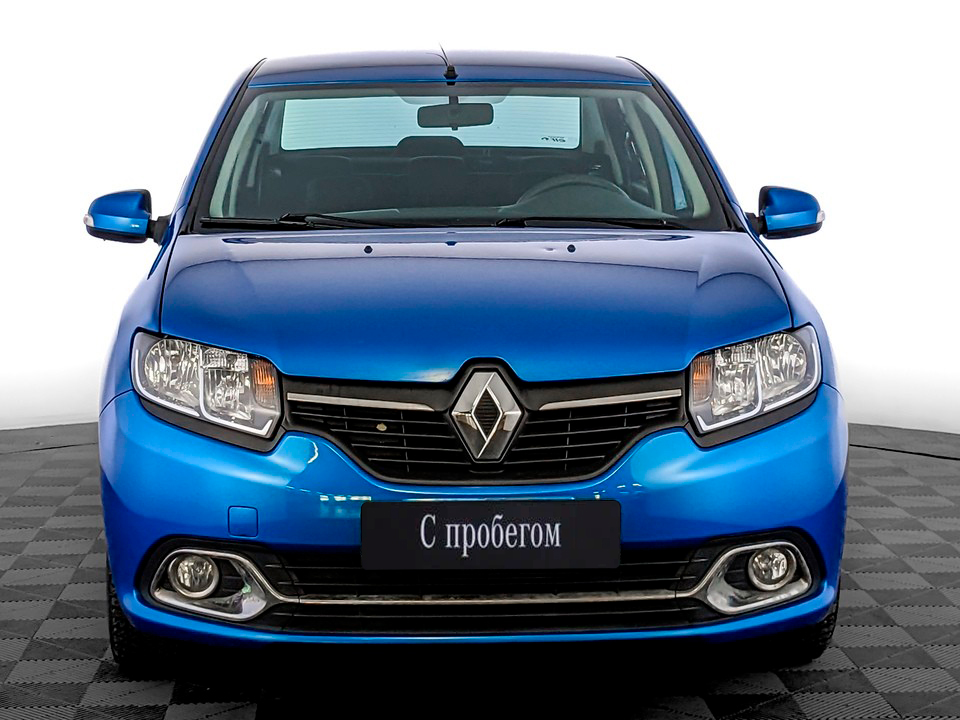 Renault Logan Синий, 2014, 87 726 км