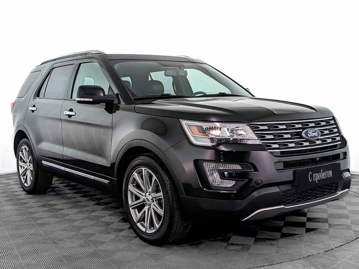 Ford Explorer Черный, 2017, 34 263 км